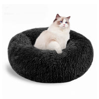 2 x Brand New Puki Diary Cat Bed Fluffy Cat Cushion Washable Dog Bed Small Dogs Pet Bed for Small Dogs, Cats and Other Pets 50cm, Black  - RRP €39.92