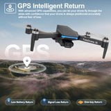 1 x RAW Customer Returns Toladrone Drone with Professional 4K Camera, GPS Drone with Follow Me, Auto Return, ESC Camera Drone FPV WiFi 5G Foldable Drone for Adults RC Drone TD31GPS - RRP €133.76