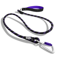 3 x Brand New Black Rhino Durable Dog Leash Padded neoprene handle Aluminum carabiner Reflective Small, medium and large dogs 1.5m - Sport blue blue - RRP €54.0