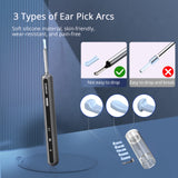 3 x RAW Customer Returns Earwax Remover Otoscope, Acekool Wifi Ear Cleaner Camera 5MP HD Ear Camera IP67 Ultra Thin Waterproof Ear Mirror 3.5mm Lens Ear Endoscope with 6 LEDs for iPhone, iPad and Android Smartphones - RRP €89.23