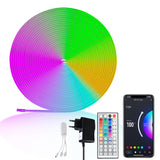 1 x RAW Customer Returns ROMANJOY 20M LED Strip RGB LED Light Strip Dimmable 1440 LEDs with Remote Control DIY Tailoring Flexible LED Strip with 24V Power Adapter Bluetooth App for Goods Gaming Room Nightclub Decoration - RRP €85.32