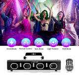 1 x RAW Customer Returns Disco light party light, DMX 13 Lens LED light organ RGB DJ disco lights projector music controlled, effect spotlight for KTV family reunion wedding birthday Halloween - RRP €80.66