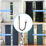 9 x Brand New INFLATION Curtain Hold Back, Black - RRP €183.6