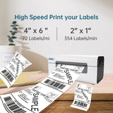 1 x RAW Customer Returns vretti label printer, desktop label printing for Amazon, DHL shipping label printer, DPD DHL UPS Shopify, compatible with Mac Windows, USB connection only - RRP €99.17