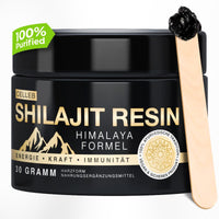 2 x RAW Customer Returns celleb Shilajit Resin, 30g Pure, highly concentrated Himalayan Shilajit - natural source of fulvic acid, humic acid and trace elements, tested in Germany - RRP €48.2