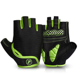 1 x RAW Customer Returns MOREOK Cycling Gloves Cycling Gloves Half Finger 5MM SBR Gel Non-Slip Shock-Absorbing Mountain Bike Gloves Unisex Men Women Y-XL - RRP €15.99