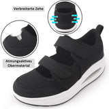 1 x RAW Customer Returns Git-up Women s Sports Sandals Adjustable Breathable Nurse Work Shoes Comfortable Casual Walking Nursing Insoles Lightweight Sneakers Arthritis, Diabetes, Plantar Fasciitis, Air-Black 43 - RRP €40.32