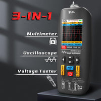 1 x RAW Customer Returns BSIDE Digital Multimeter TRMS Handheld Oscilloscope Voltage Tester Non-Contact Rechargeable 3 in 1 Color Display 10Mhz Data Transfer Auto Calibration Mini Oscilloscope for Audio Car Electronics - RRP €70.56