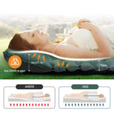 1 x RAW Customer Returns CALIYO self-inflating sleeping mat, ultralight sleeping mat, camping mattress with integrated pillow for camping. Convenient to store, ultralight and easy to inflate with the integrated foot pump. - RRP €27.35