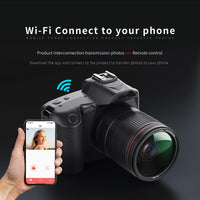 1 x RAW Customer Returns Digital Cameras, 4K 64MP 16X Digital Zoom Vlogging Digital Camera with 3 Inch IPS Screen, Supports WiFi Connection to Mobile Phone, Long Standby Battery, for Photo Videos - RRP €83.59