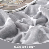 2 x Brand New Moosfor cuddly blanket, fluffy blanket, fleece blanket, 230 x 270 cm, thick, warm sofa blanket, high-quality soft blanket, couch blanket, living room blanket, sofa throw blanket, black - RRP €40.8