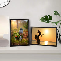 1 x RAW Customer Returns Alishomtll Black Picture Frame Set of 5, 10x15cm, Photo Frame with HD Acrylic Glass Picture Frame for Hanging Standing Photo Gallery Display Plastic Frame Set for Multiple Pictures Photos, Black - RRP €16.13