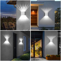 1 x RAW Customer Returns Elitlife 2 Pack Outdoor Wall Lights Outdoor Wall Light LED Wall Light Outdoor Wall Lamp Waterproof IP65 Indoor Wall Light Wall Lighting for Hallway Path Porch Bedroom Cold White White  - RRP €36.99