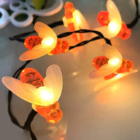 1 x RAW Customer Returns Ovker Solar Garden Lights Bee Solar Lights Outdoor Garden, 7M 50 LED Honey Bee Fairy Fairy Lights Waterproof 8 Modes Solar Powered Fairy Lights for Garden, Home Decoration Warm White  - RRP €16.13