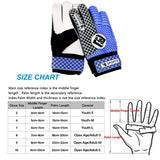 19 x Brand New YSCARE Soccer Goalkeeper Gloves for Boys Kids Children Adult Football Goalkeeper Gloves Protection Super Grip Palms for Junior Practice Blue, 8  - RRP €191.33