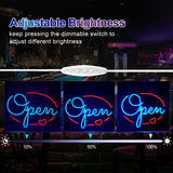 1 x RAW Customer Returns FITNATE Open sign LED, Open illuminated sign, Open advertising, LED Open sign, LED signs, Open sign illuminated, advertising light Open, illuminated sign Open, ideal for hairdresser, bakery, tattoo etc. - RRP €32.99