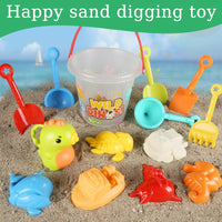 1 x Brand New Mineup sand toys, 18 pieces sandpit toys with bucket, shovel, sand molds, watering can, beach sand toys for children, sandpit beach toys for 1 2 3 years boys girls - RRP €10.07