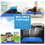 8 x Brand New Yerloa cooling mat for dogs, cooling mat for cats and dogs with non-toxic gel 65 50cm , cooling mat for pets, ice mat, self-cooling cushions, cold gel pad for dogs for crates, dog houses and beds-2023 - RRP €175.92