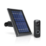 1 x RAW Customer Returns Wasserstein Solar Panel - Compatible with Blink Video Doorbell - Blink Doorbell Solar Panel for your Blink Video Doorbell Black  - RRP €30.24