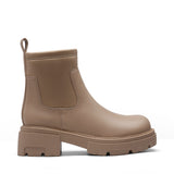 1 x Brand New DREAM PAIRS Chelsea Boots - Women s Waterproof Thick Sole Ankle Boots, Khaki, 41 EUR  - RRP €50.4