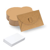 1 x Brand New 30 Pieces Kraft Paper Envelopes, Envelope Cards with 30 Blank Paper Cards, for Christmas, Thanksgiving, Wedding, Birthday - RRP €22.8