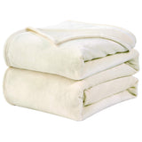 1 x RAW Customer Returns WAVVE Cuddly Blanket Fluffy Blanket Fleece Blanket - Sofa Blanket 150x200 cm Warm Blanket Couch Blanket, Cream Blanket Soft Sofa Throw XL - RRP €22.99