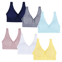 1 x RAW Customer Returns POWER FLOWER Girls Seamless Running Sports Bras with Removable Pads Multicolor Girls Sports Bra with Wide Strap for 8-14 Years 3363-Combo1, 12-14 Years  - RRP €26.99