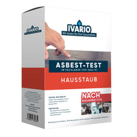 1 x RAW Customer Returns IVARIO asbestos test indoor air - Expert analysis of a dust sample by an accredited specialist laboratory - Simple sampling, SEM analysis method, recommended after construction work, for protection against asbestos - RRP €69.58