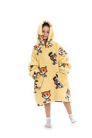 1 x RAW Customer Returns JULGIRL Kids Hoodie Oversized Animal Sherpa Fleece Wearable for Teens Super Soft Warm Cute Flannel Novelty Sweatshirt with Pockets Kids Girls Boys 6-13 Years - RRP €19.15