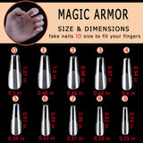 14 x Brand New MAGIC ARMOR120 Pieces Half Matte Short Coffin False Nails Tips Clear Acrylic Nails for Ballerina Nails Tips Press On Nails, Full Cover Artificial Nails with Nail Glue for DIY Nail Art, 12 Size - RRP €84.56