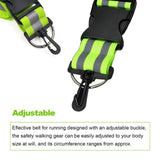 4 x Brand New TSHAOUN 5 pieces reflective tape belt reflective running clothing, reflective vest, reflective bands, reflectors clothing safety vest, bicycle vest reflective, safety vest running 5 pieces  - RRP €39.76