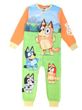 1 x RAW Customer Returns Bluey, Children s Onesie for Boys or Girls, All in One Pajamas, Orange, Ages 3-4 Years - RRP €23.8