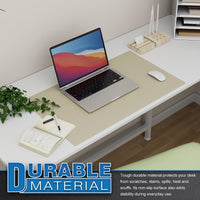 1 x RAW Customer Returns K KNODEL Desk Pad, Office Desk Mat, PVC Leather Desk Pad, Laptop Desk Mat 35x60cm  - RRP €11.86