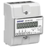 1 x RAW Customer Returns ORNO OR-WE-520 Electricity Meter DIN Rail 3-Phase One-Way MID Calibrated and Certified - RRP €40.13