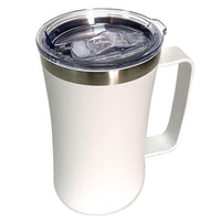 1 x RAW Customer Returns OrgMemory Large Coffee Mug, Thermal Mug with Lid, 560 ml, Stainless Steel Coffee Mug for Cold and Warm Green  - RRP €18.14