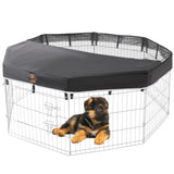 1 x RAW Customer Returns PJYuCien Top Cover - Fits 8 Panel 24 Width Plastic Metal Octagonal Puppy Playpen for Pets Note Top Cover Only, Not a Puppy Playpen  - RRP €25.99