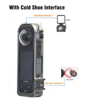 1 x RAW Customer Returns Fotoleey Metal Case for Insta360 X4 with Cold Shoe Interface - RRP €29.99