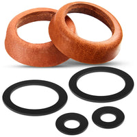 1 x RAW Customer Returns Photect 2 Sets Leather Gasket Set for Handle Pump Type 75 O Ring Seal and Piston Cuff for Handle Pump Spare Parts - RRP €13.1