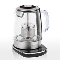 1 x RAW Customer Returns H.KOENIG TI600 tea maker, stainless steel glass - RRP €59.9