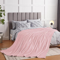 1 x RAW Customer Returns WAVVE Cuddly Blanket Fluffy Blanket Pink 150x200 cm - XL Fleece Blanket Soft and Warm As a Sofa Blanket, Blanket or Bedspread, Blankets for Couch - RRP €21.99