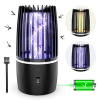 1 x RAW Customer Returns Insect Killer Mosquito Trap 4000mAh Electric USB Rechargeable Mosquito Killer Electric Lamp Fly Trap Insect Protection Indoor Outdoor Pest Control Attractant for Backyard - RRP €29.23