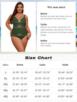 1 x RAW Customer Returns Plus Size Swimsuit,Women s Plus Size Swimsuit One Piece Swimwear with V-Neck for Women Wrapped Mesh Swimsuit with Tummy Control and Adjustable Spaghetti Straps Green,XXL - RRP €24.79