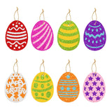 2 x Brand New Bekecidi Easter Party Decoration 24 Sparkling Resurrection Pendants Traditional Holiday Style and Rabbit Carnival Decoration for the Perfect Easter Celebration  - RRP €40.8