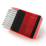 2 x RAW Customer Returns GUGULUZA berry picker berry comb, plastic and metal comb, blueberry comb fruit picker for blueberries cranberries 24 x 14 x 13cm, red - RRP €35.08