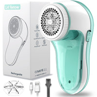 1 x RAW Customer Returns Electric Lint Remover, Electric Rechargeable Lint Shaver with 1 Replacement Razor Blade, Portable Fabric Lint Shaver for Clothes, Furniture, Bedding, Carpet - RRP €18.13