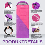 1 x RAW Customer Returns Clostnature Lightweight Sleeping Bag for Camping Outdoor Casual Blanket Sleeping Bags with Small Pack Size for Adults, Women, Men, Hiking, Sports, Mountaineering Left Zipper  - RRP €28.79