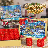 1 x RAW Customer Returns Advent Calendar 2023 Puzzle, 24 Boxes 1008 Piece Countdown to Christmas Puzzle, Advent Calendar Puzzle for Adults and Kids, Christmas Calendar Jigsaw Puzzle Gift - RRP €27.76