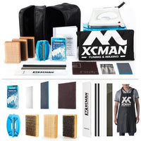 1 x RAW Customer Returns XCMAN wax iron, ski wax, brush, scraper 14-piece - RRP €96.65