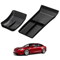 1 x RAW Customer Returns BASENOR 2024 Newest 5PCS Tesla Model Y Model 3 Center Console Organizer Armrest Storage Box Cup Holder Hidden Storage Armrest Cover Accessories for 2021-2023 Model 3 2021-2024 Model Y - RRP €50.41