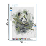 5 x Brand New HexinYigjly 5D DIY Diamond Art Painting Kit Cartoon Embroidery Picture Kit Canvas Diamond Rhinestone Crystal Cross Stitch Embroidery Picture for Adults Kids Wall Decor Giant Panda - RRP €102.0